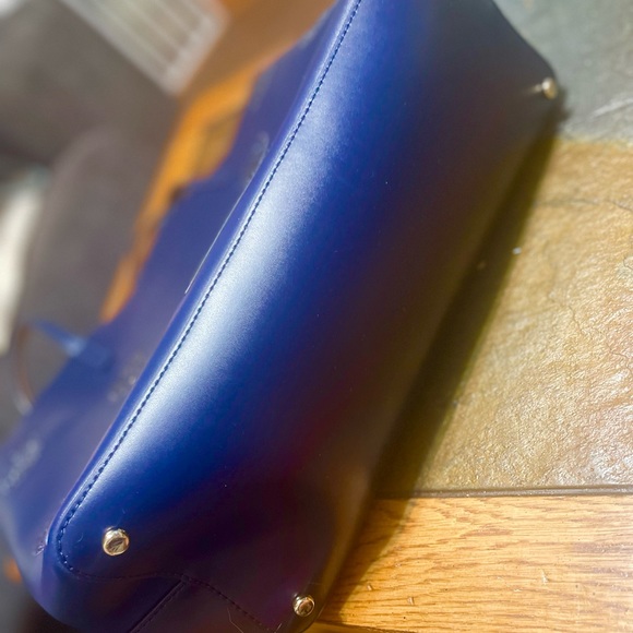 Blue polka dot Kate Spade purse - Picture 3 of 4